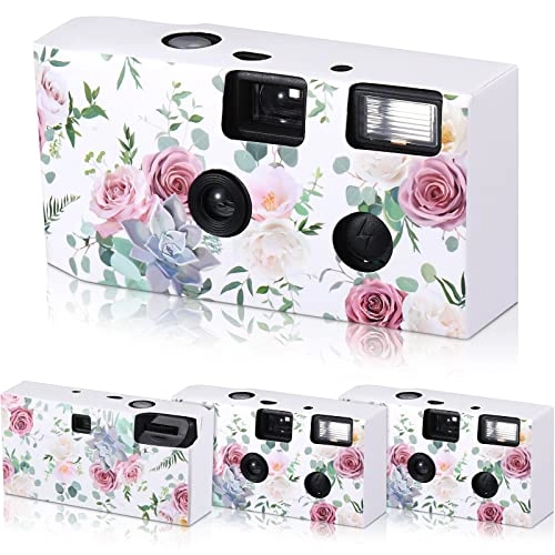 Disposable Camera - 4 Pack 34mm Built In Flash