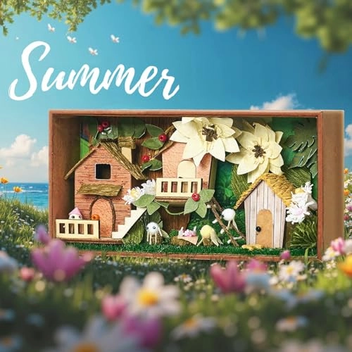 DIY Miniature Dollhouse Kit - Spring