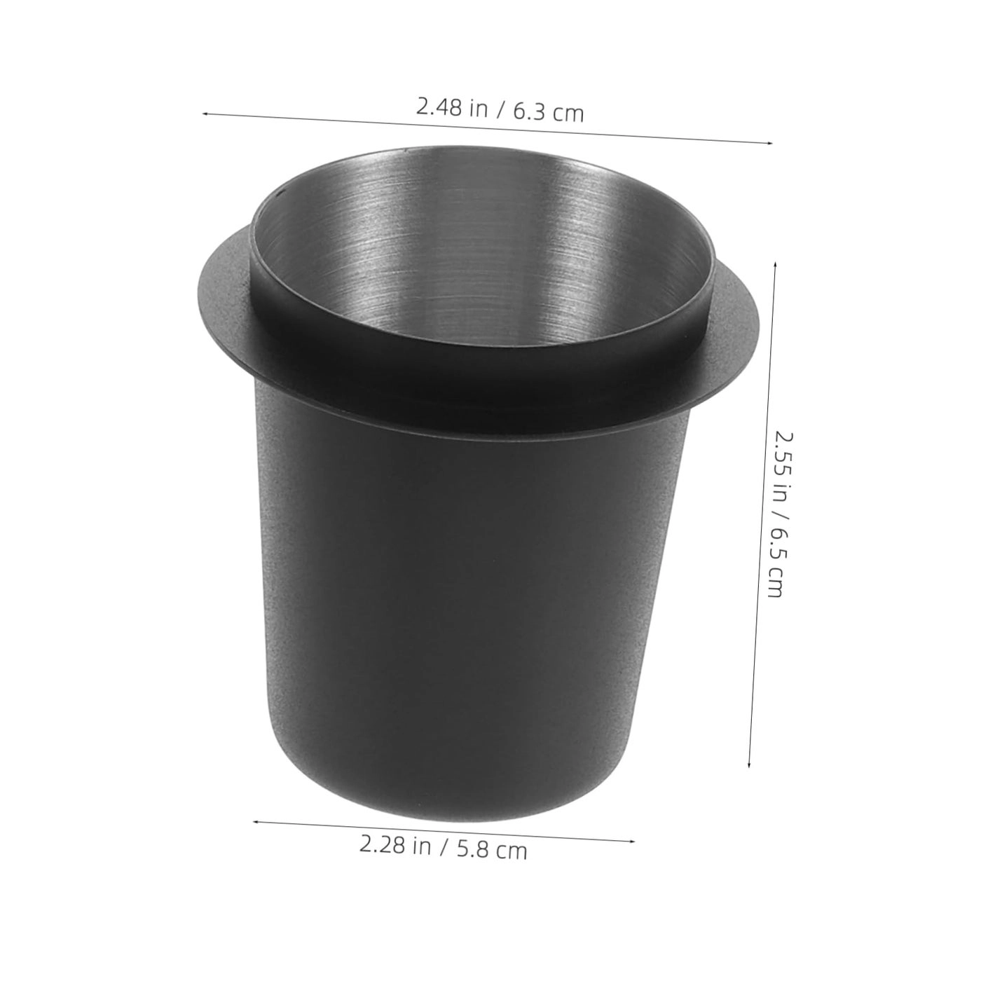 Coffee Measuring Cup - Stainless Steel Black