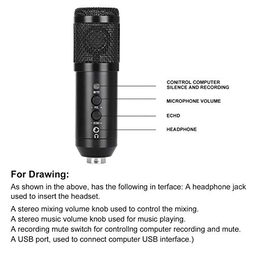 JRADJSDZA USB Microphone