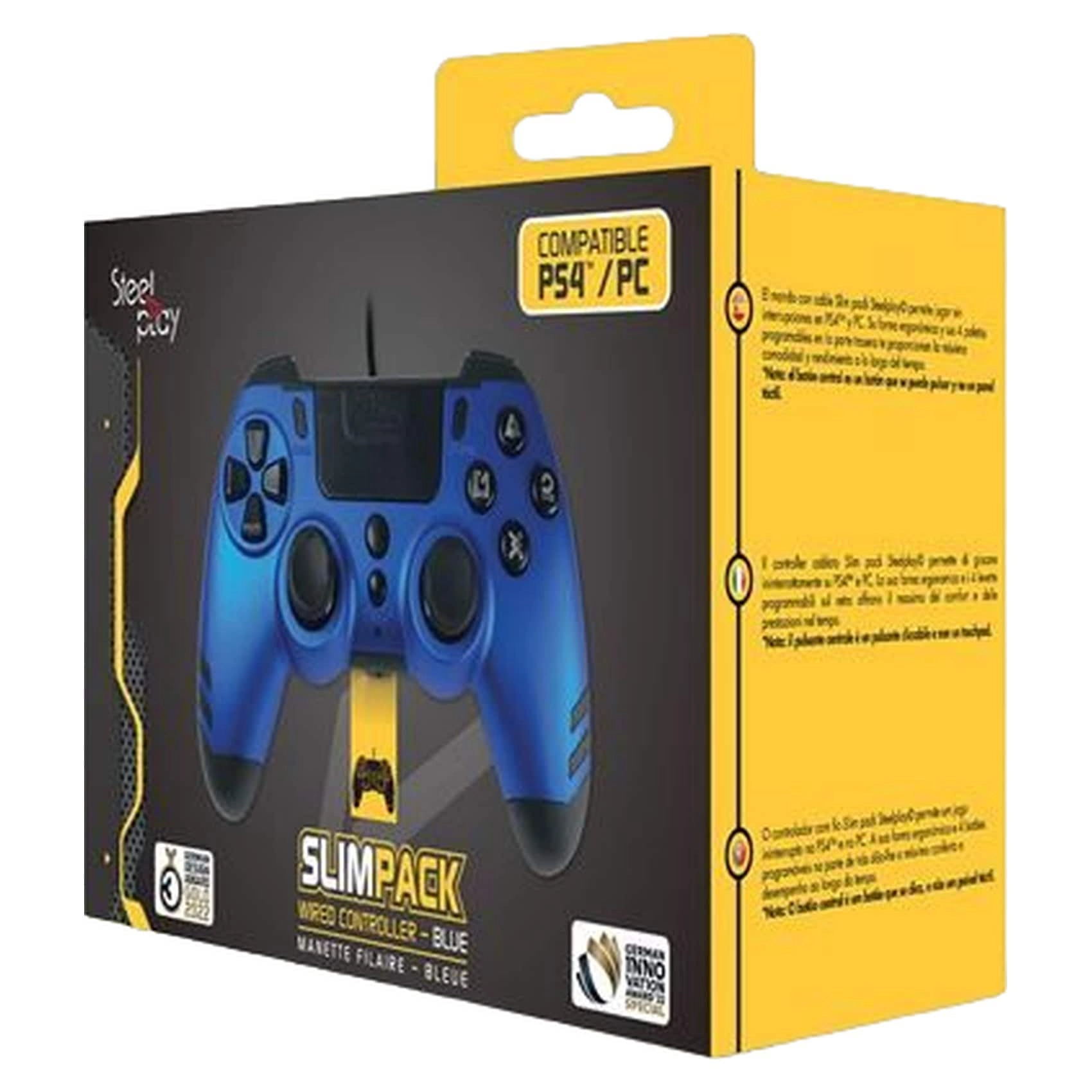 Slimpack Wired Controller (PS4/PC) Sapphire Blue