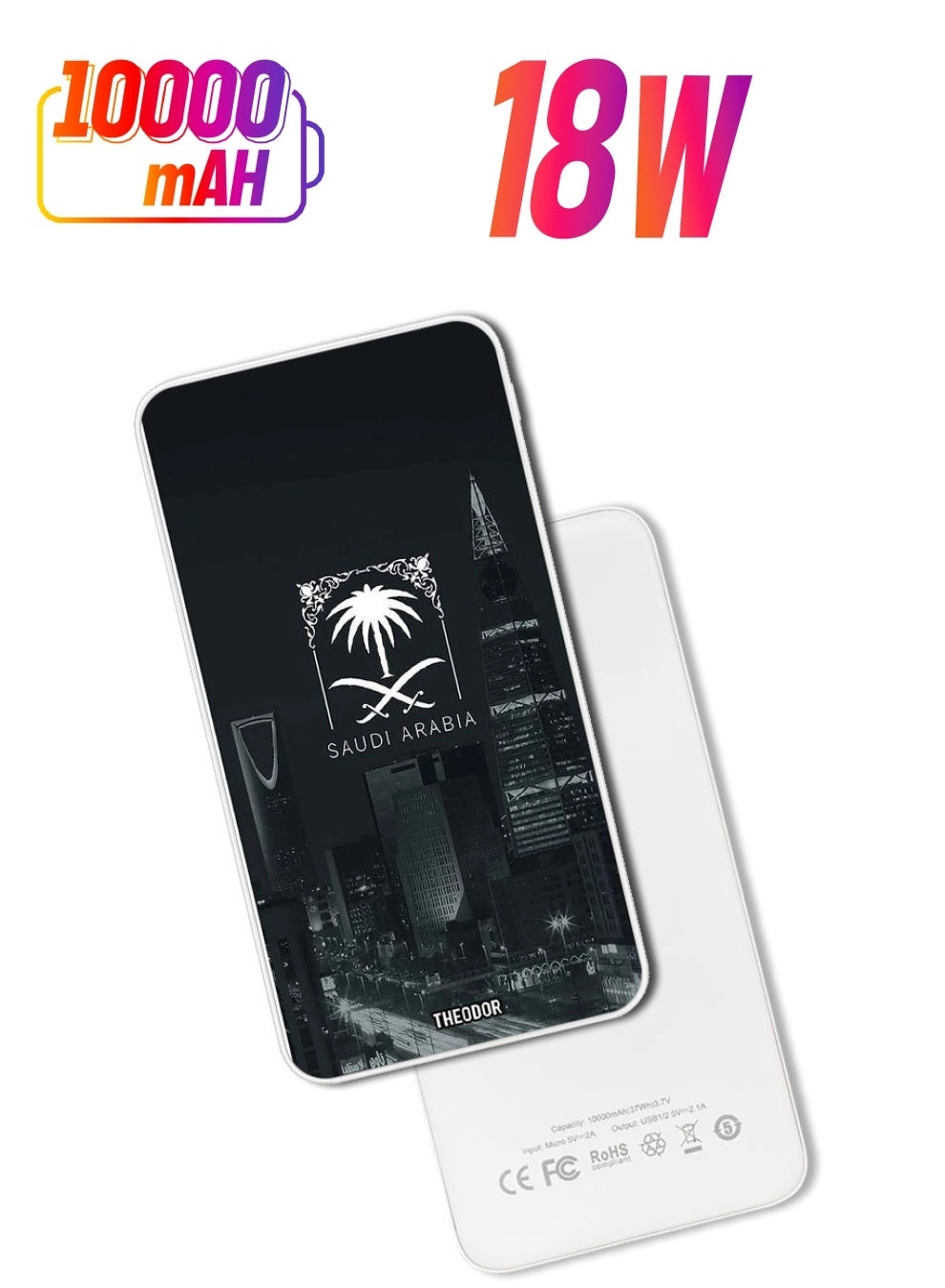 Theodor PPBA276 - 10,000 mAh 18W