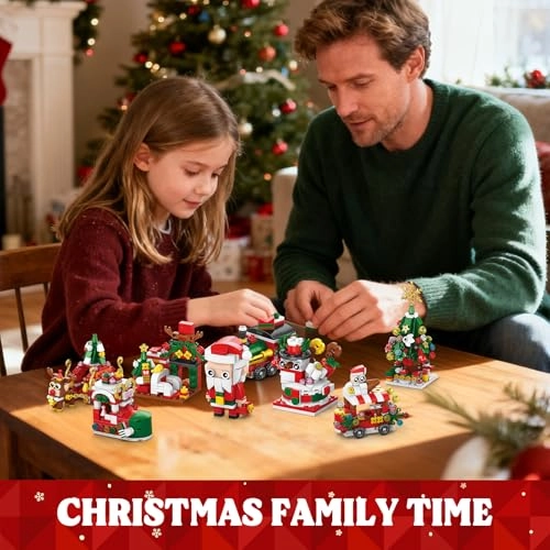 Christmas Building Blocks Sets - Christmas tree snowman Christmas house City