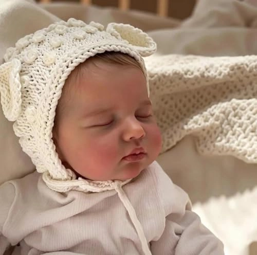 Loulou Reborn Baby Doll - 50 cm Full Silicone Ages 3+