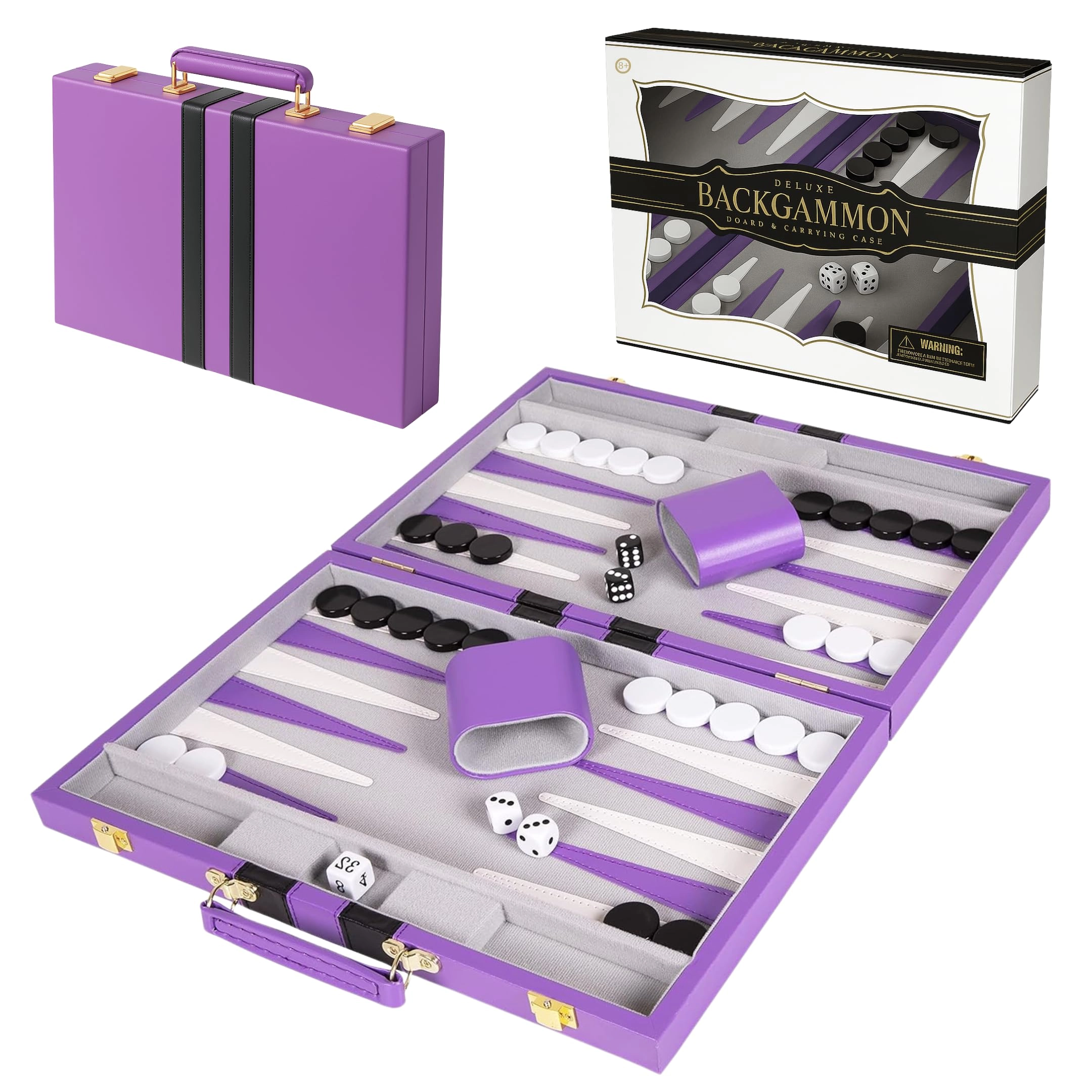 Crazy Games Backgammon Set - Classic Edition