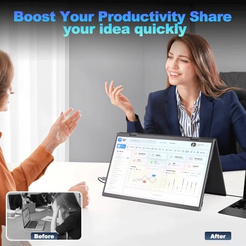 Dual Portable Monitor - 185KS1 15.6 Inches 1920 x 1080 Pixels