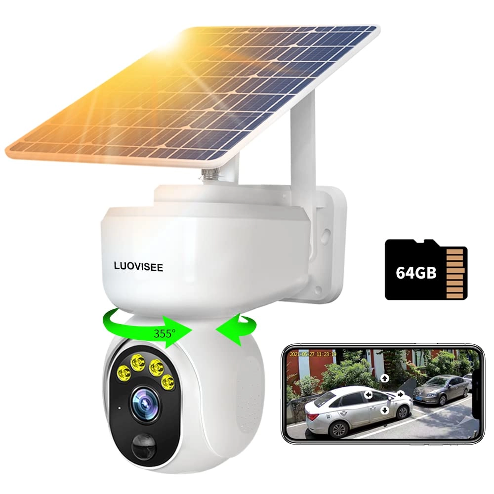 Luovisee Wireless Solar Outdoor Camera 1080p
