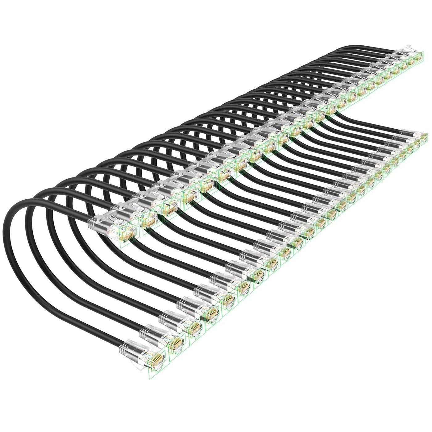 Xcftaud Cat 6 Patch Cables - 1 feet
