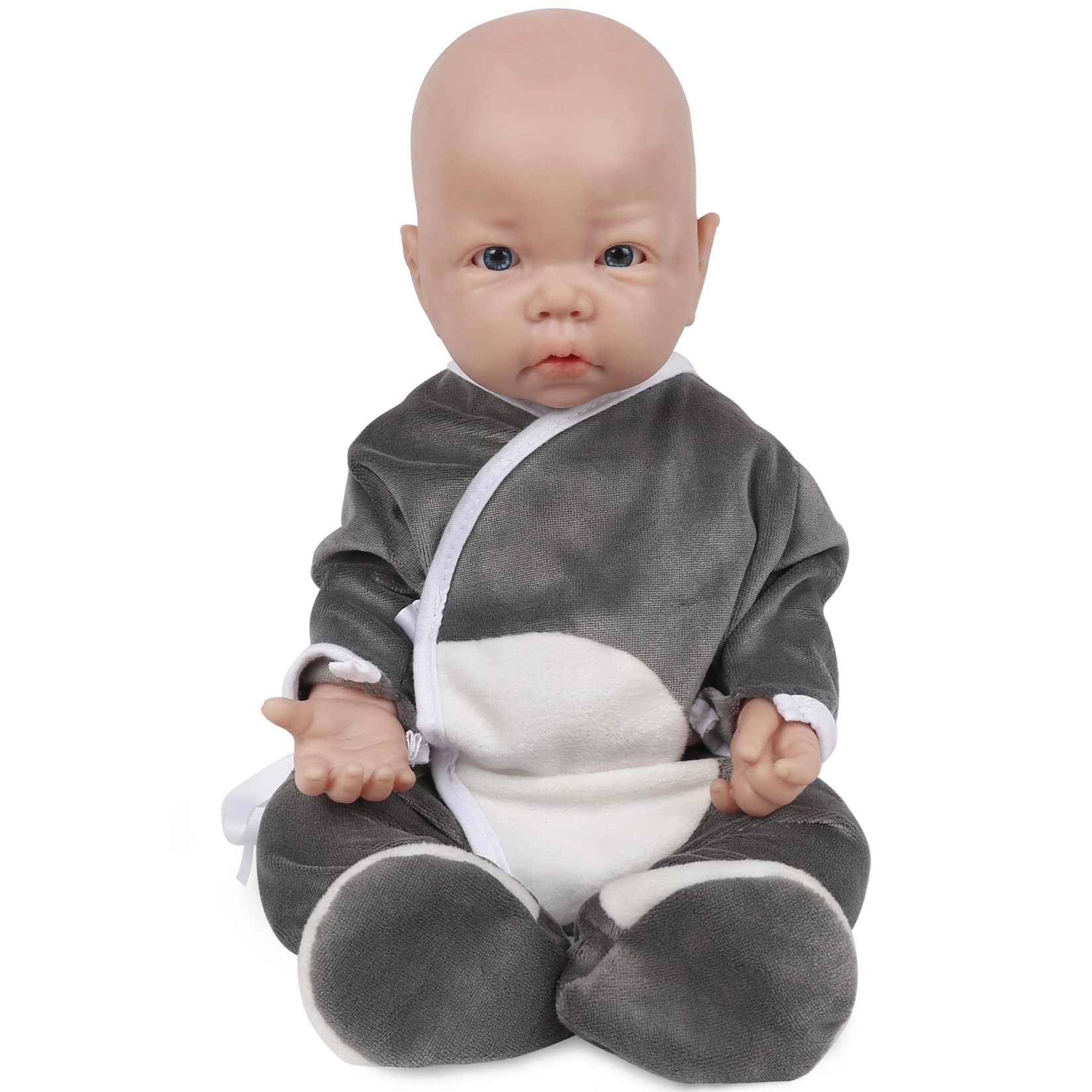 Vollence Reborn Baby Doll - 17 inch Silicone Boy Ages 3+