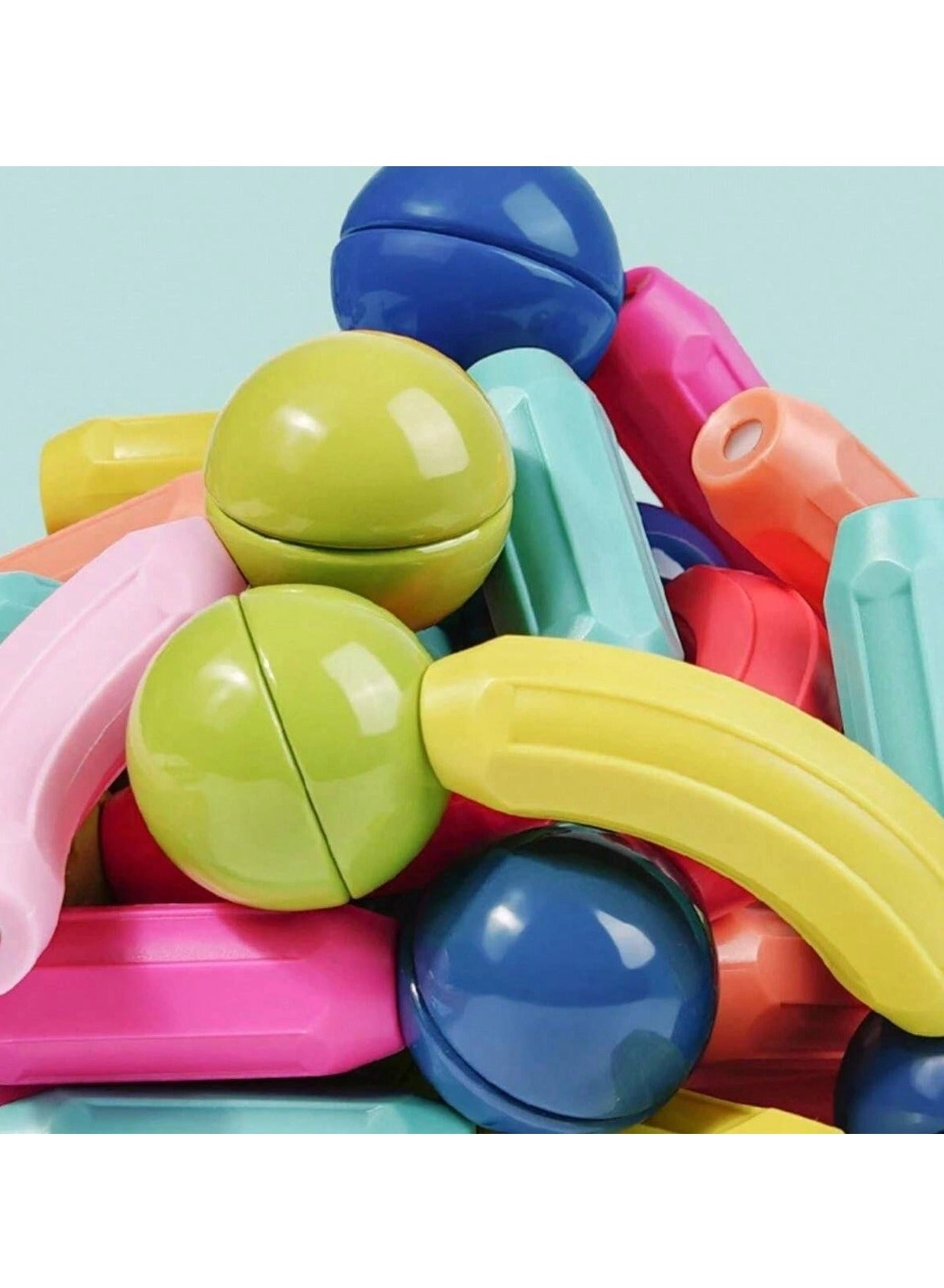 Magnetic Ball and Stick Building Set - 64pcs