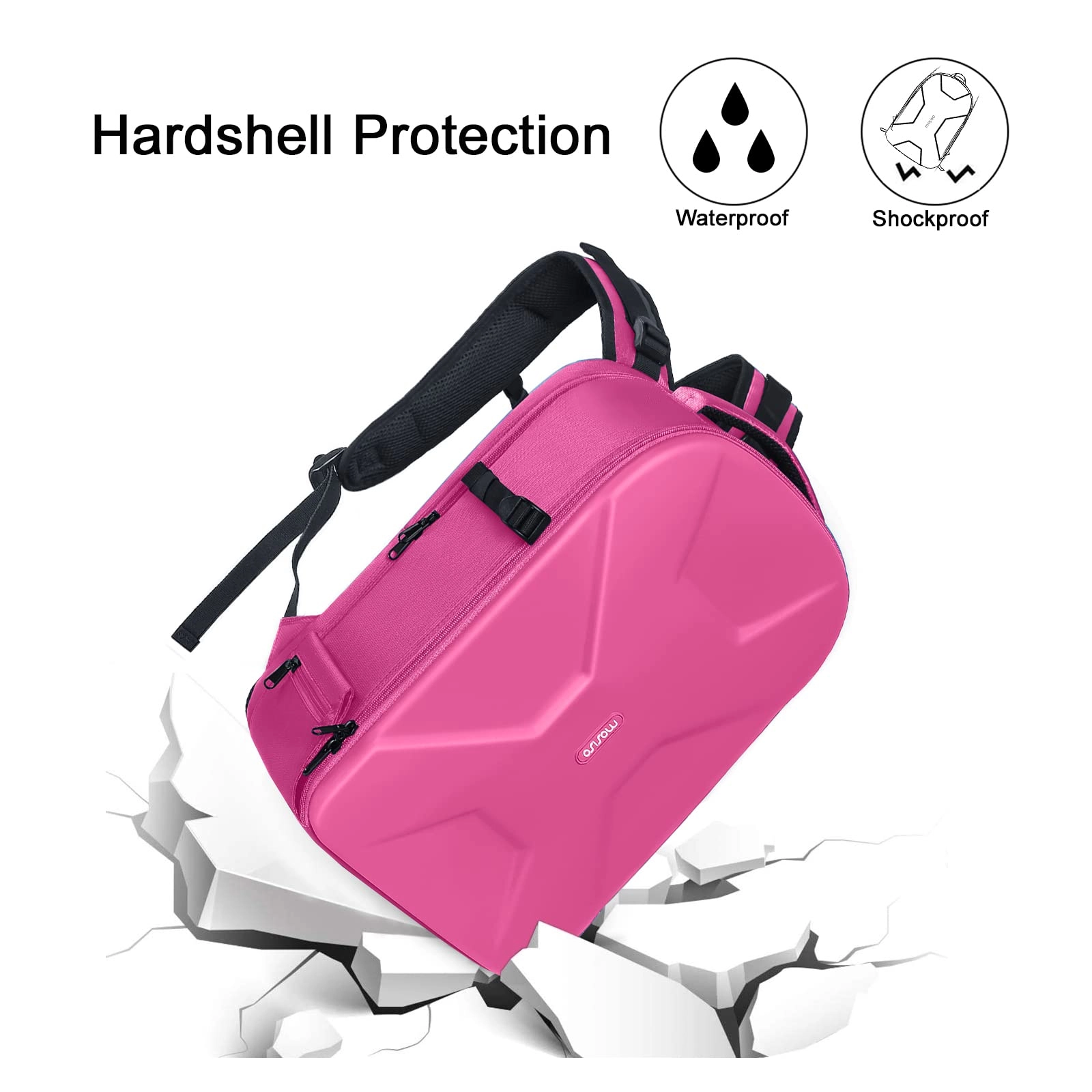 Mocamhsbg - 7.5"D x 11.8"W x 7.5"H Compatible with Canon/Nikon/Sony Hard Shell