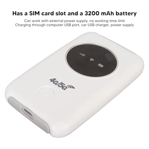USB Modem - Unlocked 300M 5G Hotspot SIM Slot Up to 10 Users