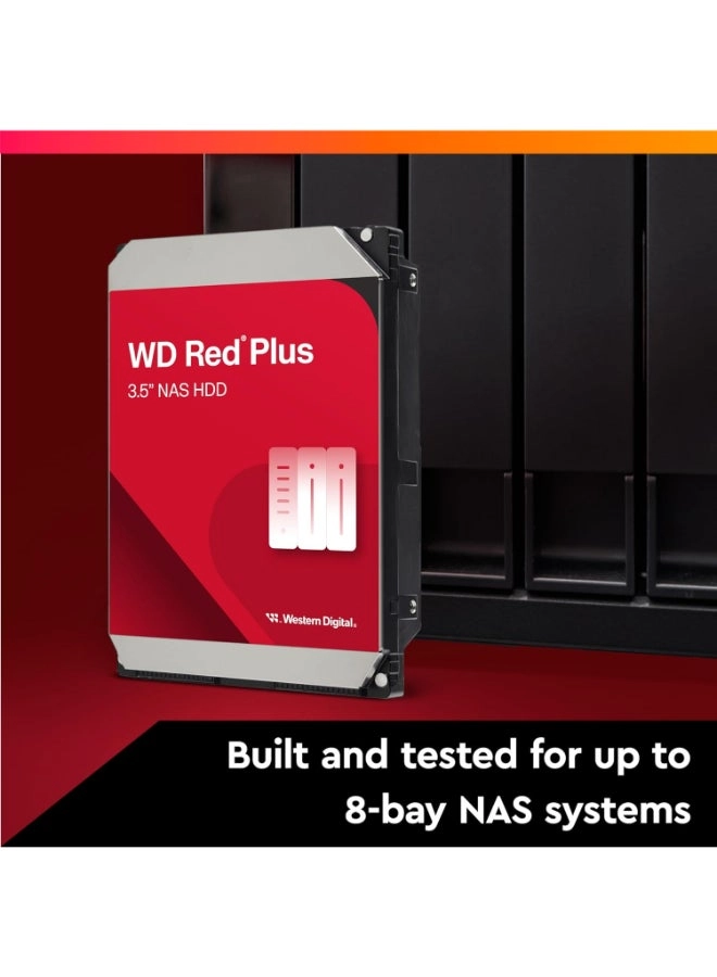 (Renewed) Red Plus 5640rpm 256MB SATA 6Gb/s (WD80EFPX) - 8TB