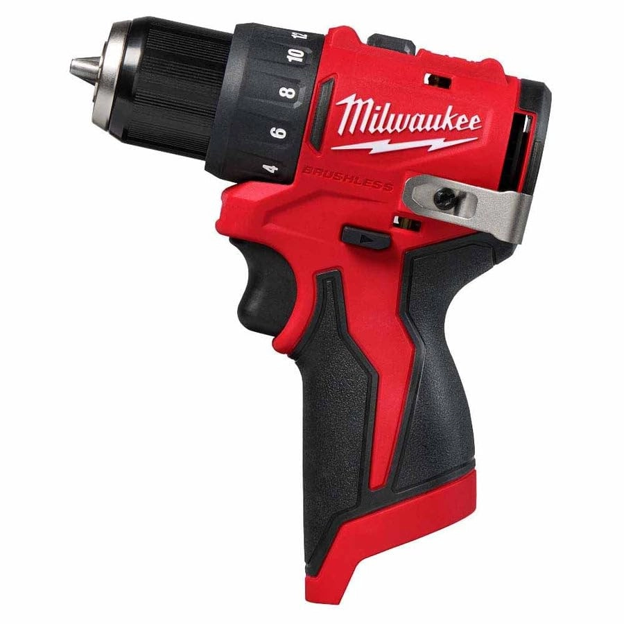 Milwaukee Electric M12 SUBCOMPACT - Brushless 3/8" Keyless Chuck 12V
