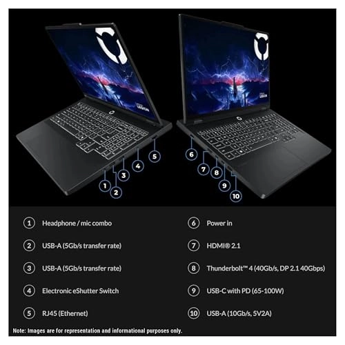 Legion Pro 5i Gen 10 - 16'' Ultra 9-275HX 64GB DDR5 4 TB SSD