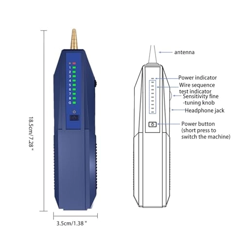 Network Cable Tester - RJ45 RJ11 BNC Length Test