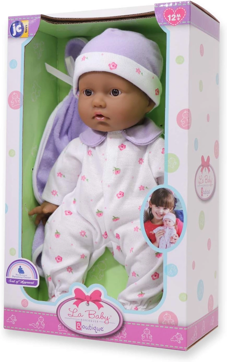 La Baby Boutique - 11-Inch Soft Body with Blanket Ages 12 months+