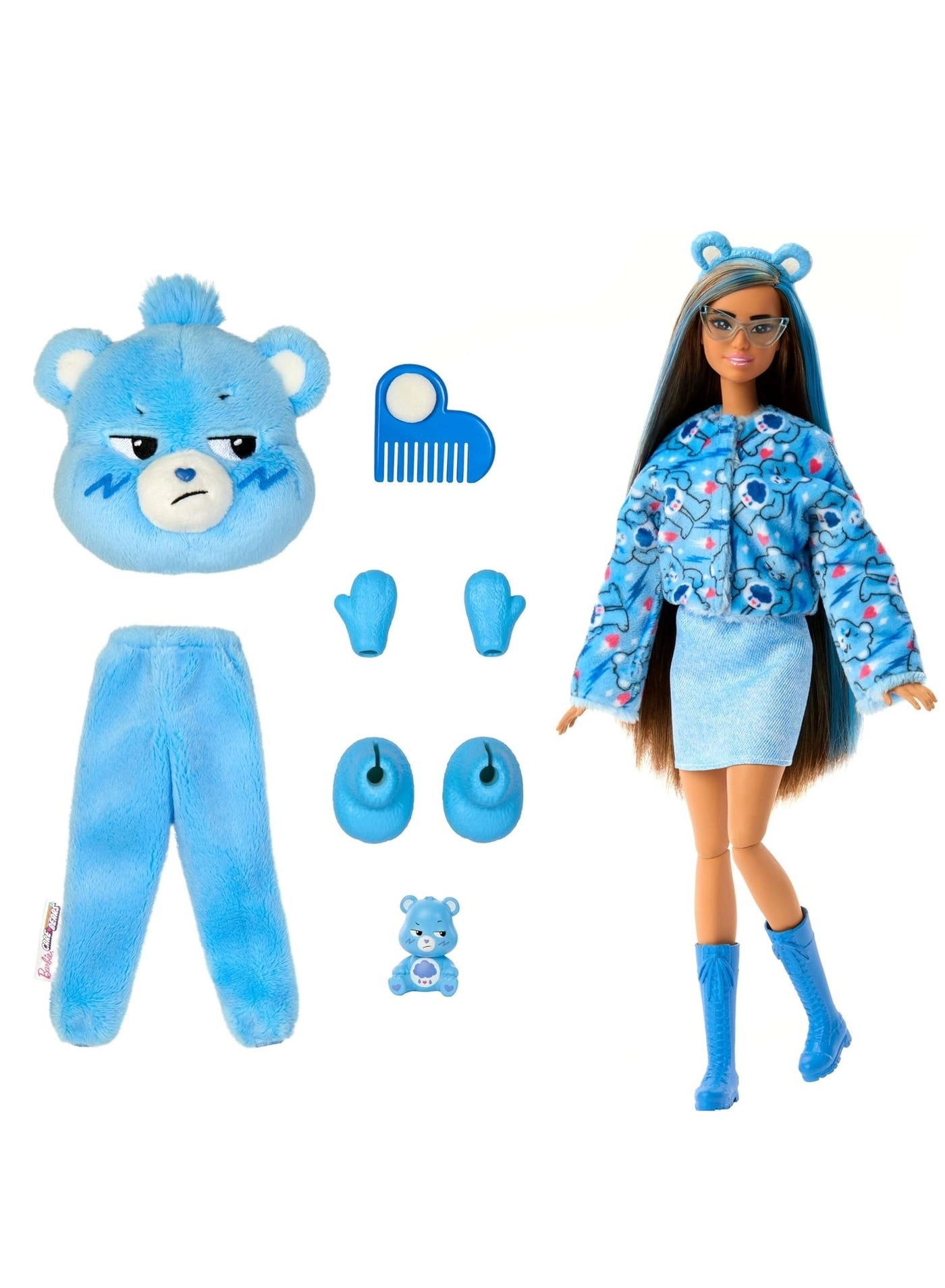 Grumpy Bear Chelsea Doll - Cutie Reveal Brunette Ages 3+
