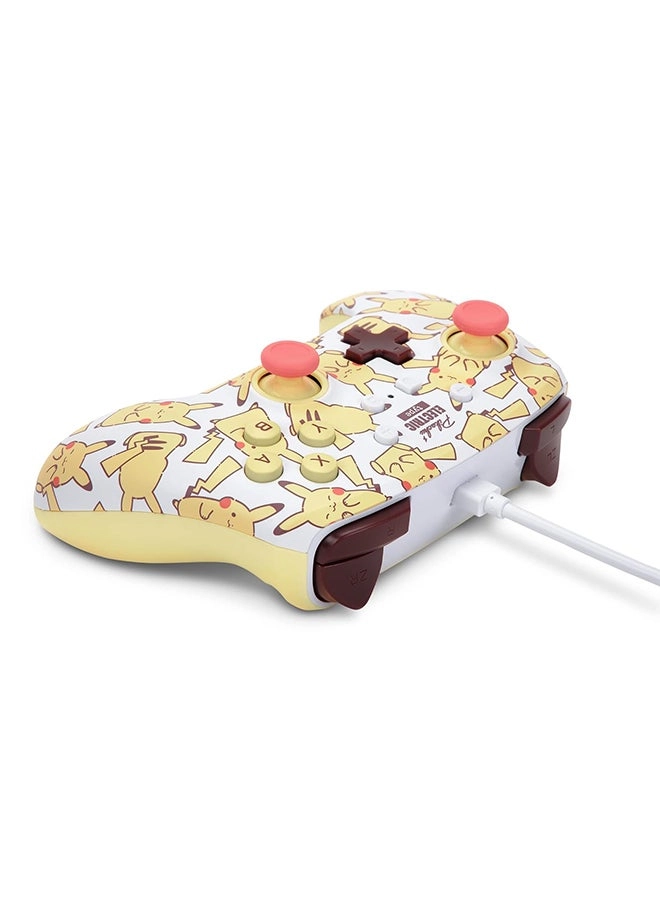 Nintendo Switch Enhanced Wired Controller Pikachu Moods