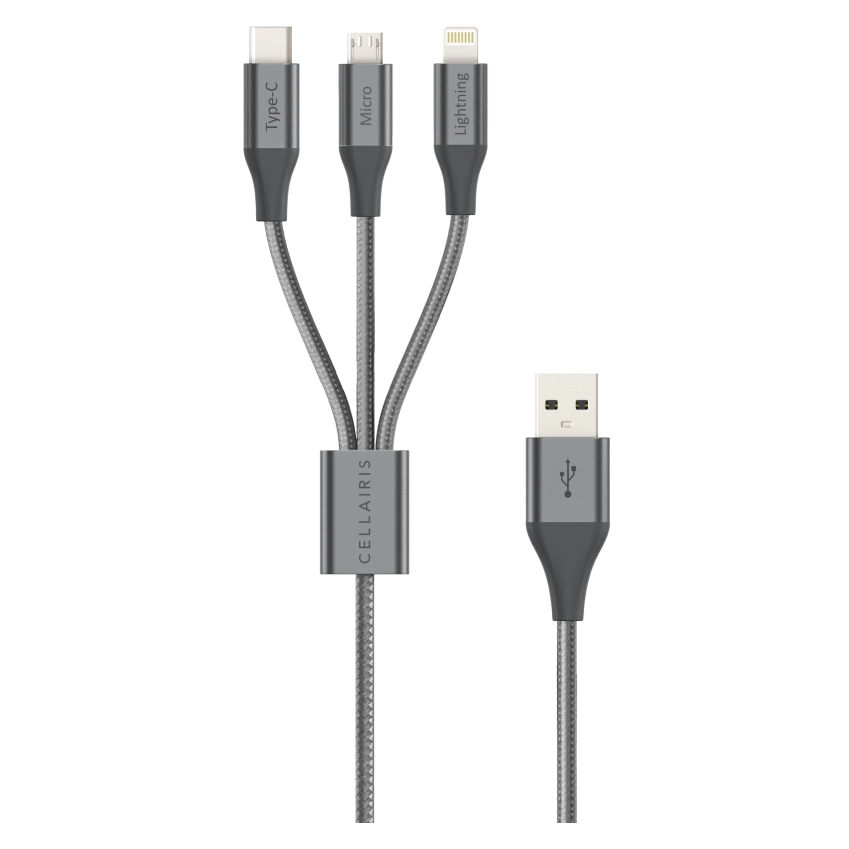 Cellairis Charge Cable USB-A to USB-C 1.5m Nylon