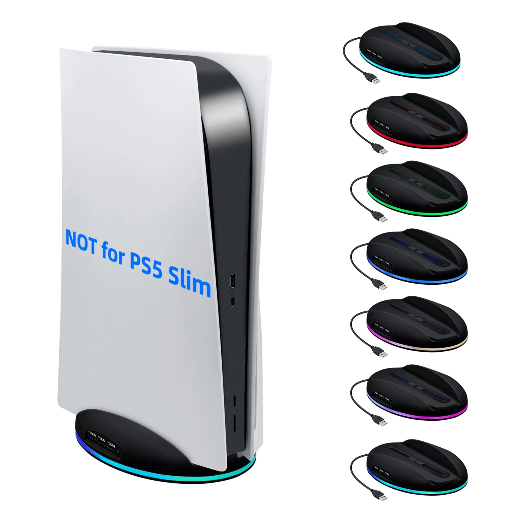 Tolesum RGB Vertical Holder Stand - PS5