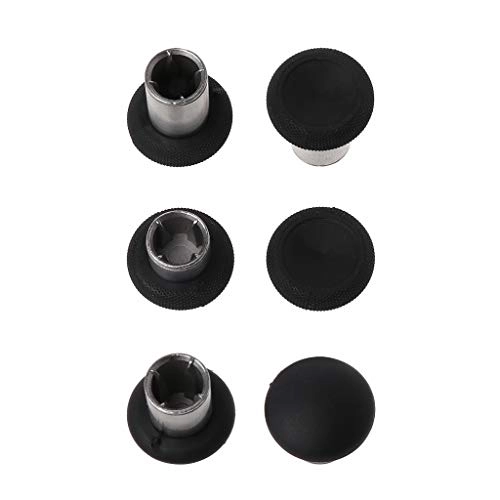 Swap Thumbstick Grips - 6pcs Compatible for Xbox One Elite PS4 Controller Plastic Metal