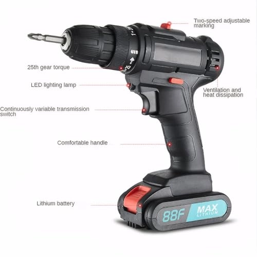 Cordless Drill - 21V 2 Batteries