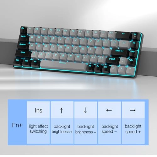 Portable 60% Gaming Mechanical Keyboard - Compact Wired