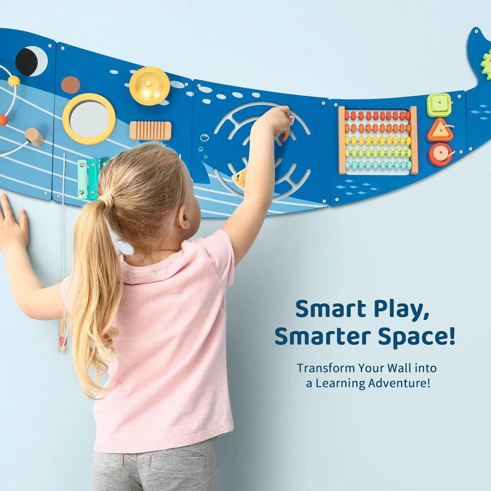 Activity Wall Panel - Whale Suitable for 3 Years & Above.