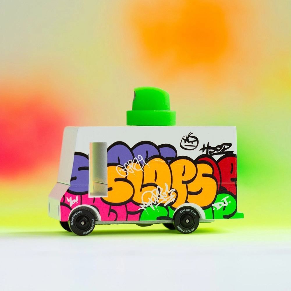 Graffiti Van - Solid Beech Wood Made in USA