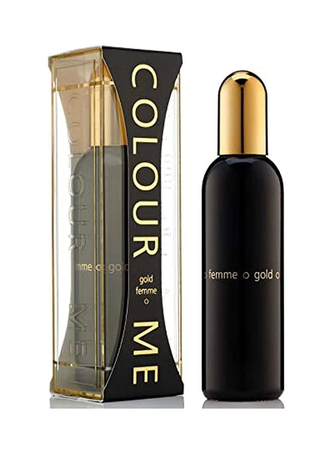 Colour Me Femme Gold Eau de Toilette 100ml Bundle