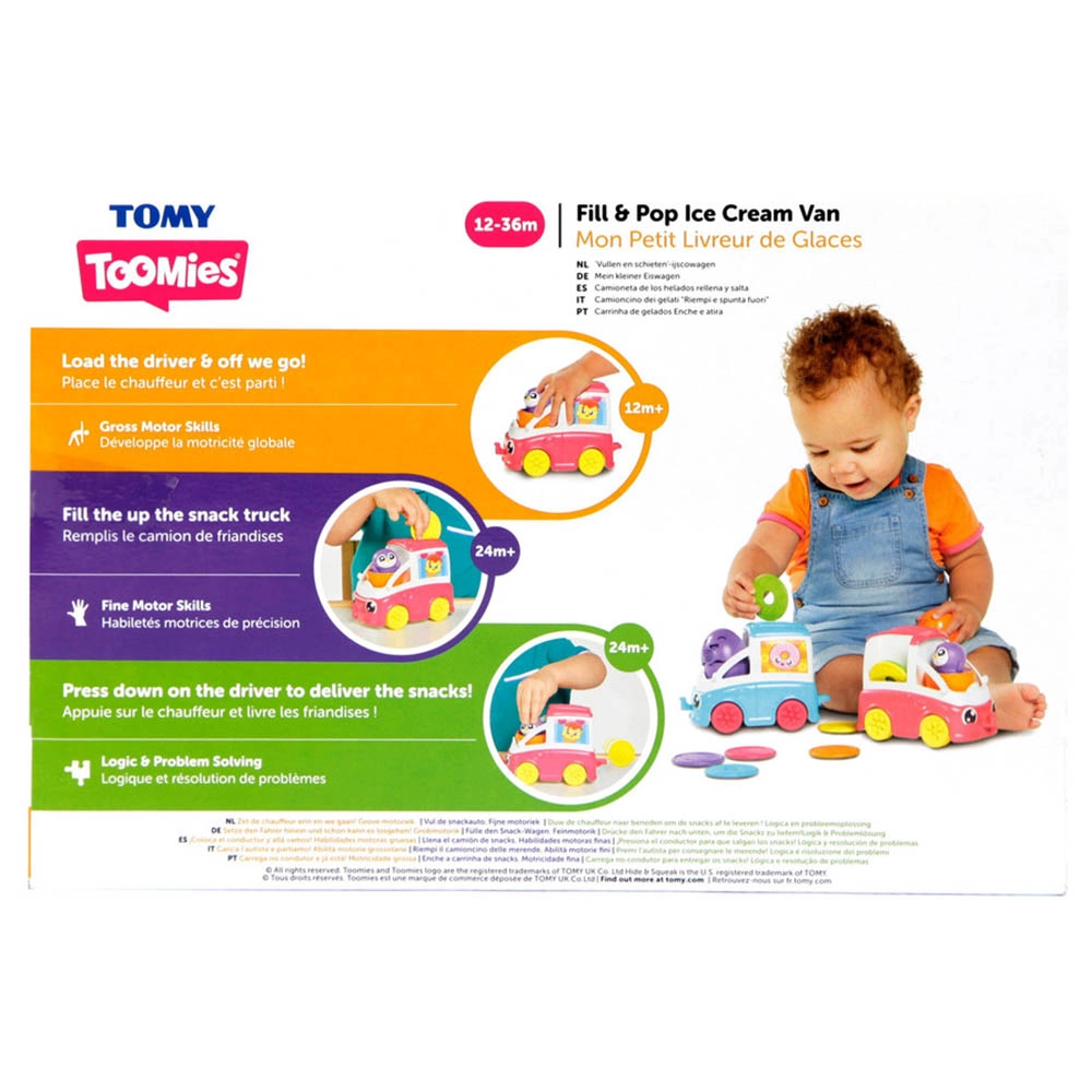 Fill & Pop Snack Trucks - Suitable for 12-36 months 1pc