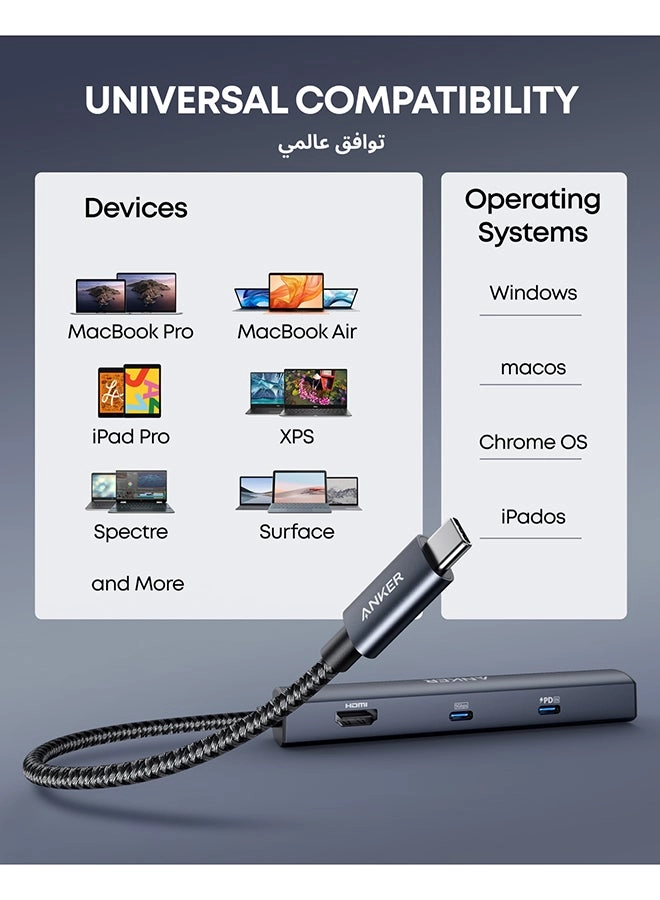 PowerExpand 6-in-1 - 65W Power Delivery 4K HDMI 1Gbps Ethernet