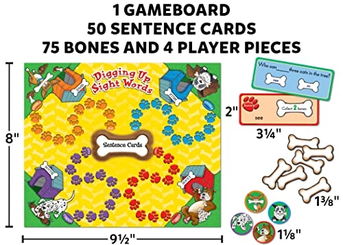 Digging Up Sight Words Game - Ages 6 & Up 1 pieces