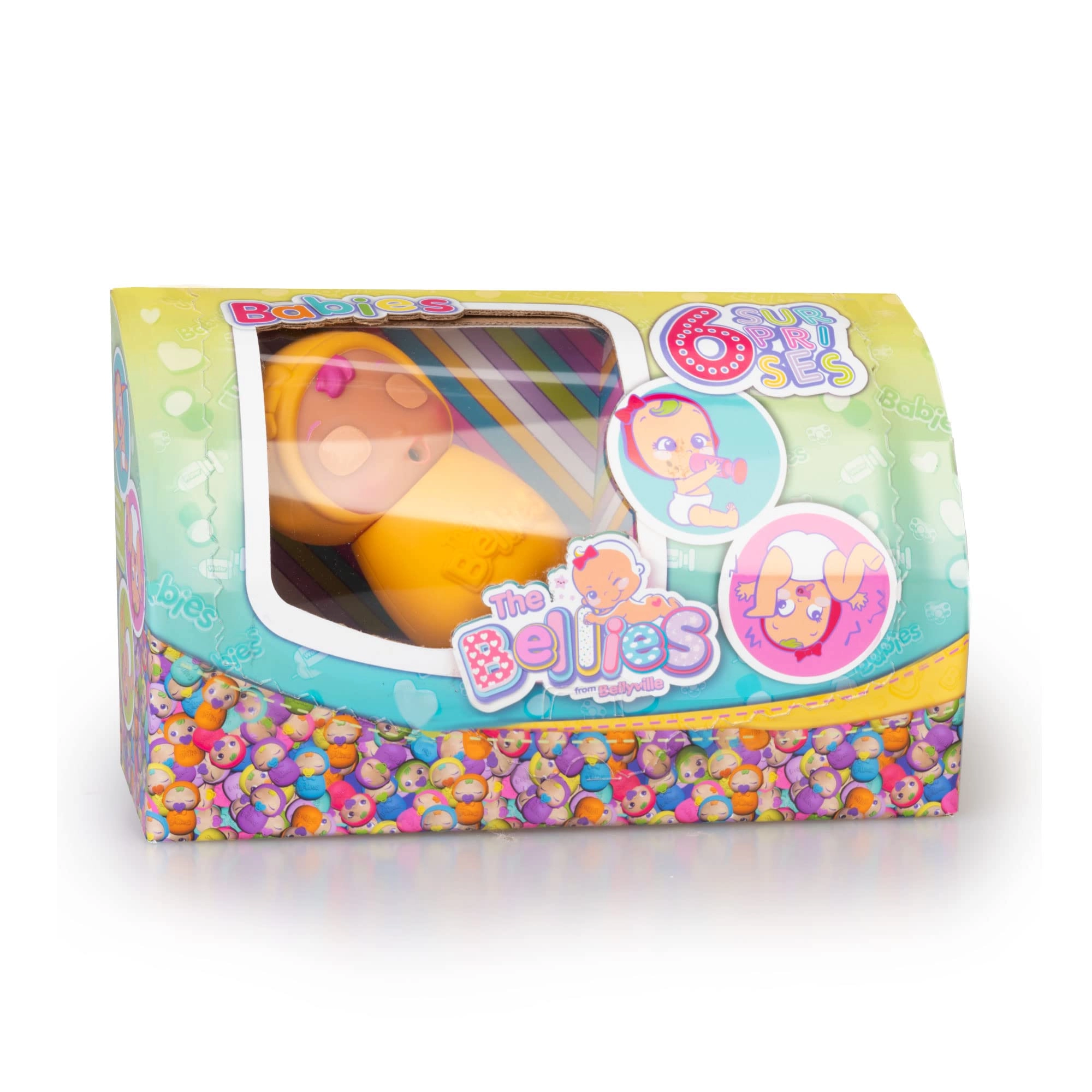 Famosa Yumi Yummy Baby Doll - Yellow 6 Surprises Soft and Squishy Ages 3+