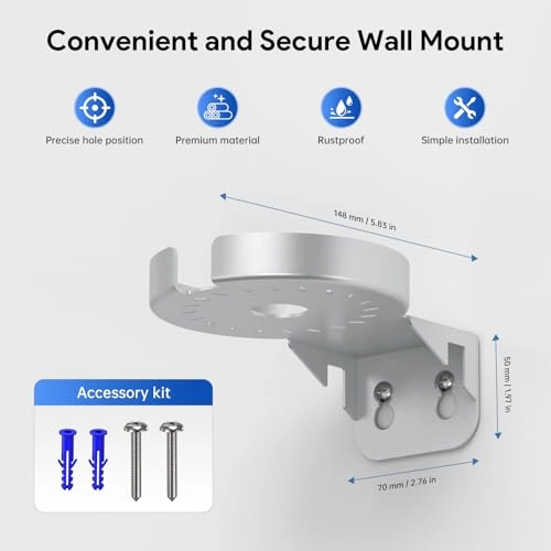 Wall Mount for TP-Link Deco - 1 Pack TP-Link Deco WiFi 7 (BE63/BE65/BE67/BE68) & XE75 Pro/X80/X75