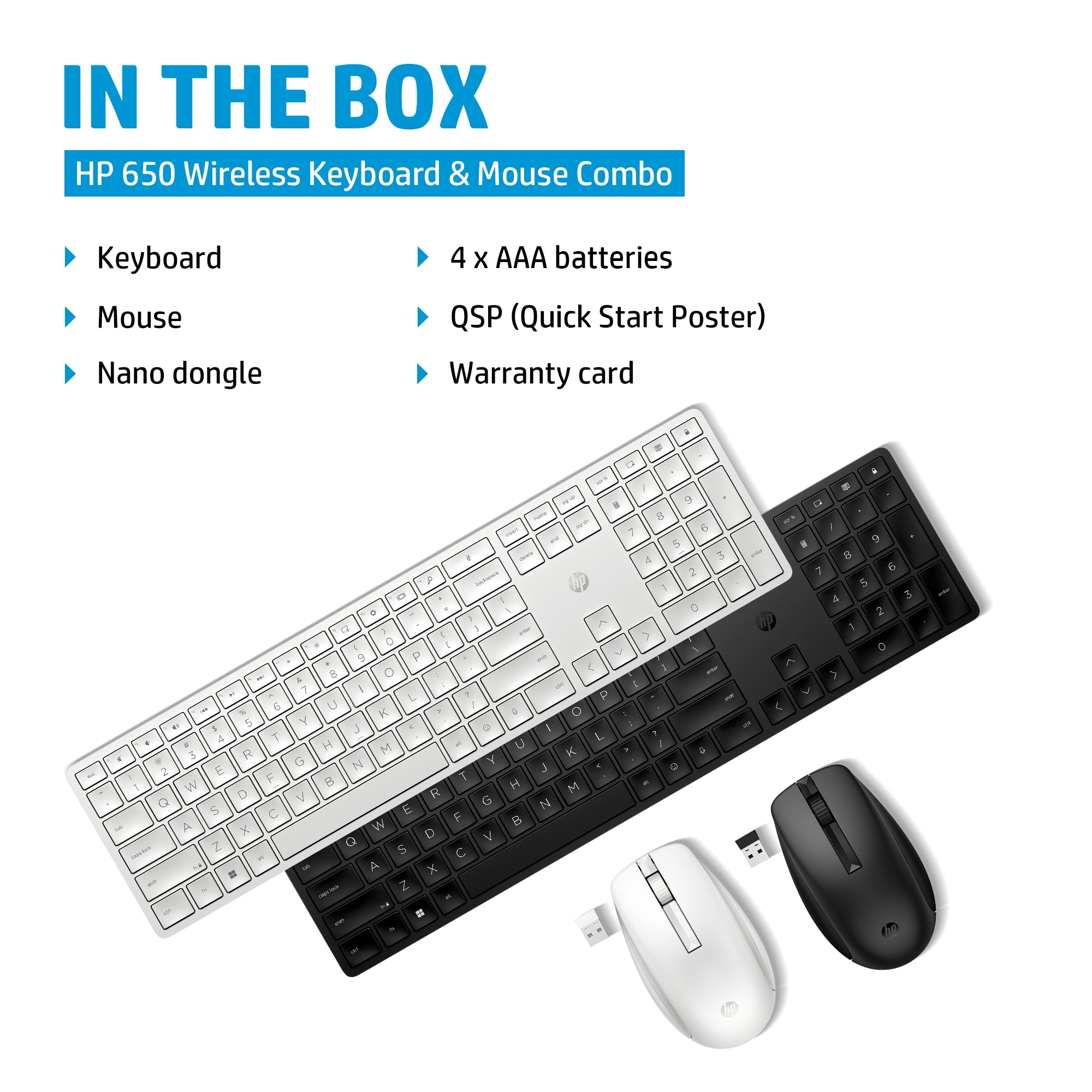 650 Wireless Keyboard And Mouse Combo - AR/EN Wireless