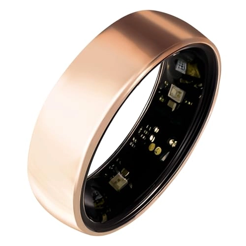 Smart Fitness Ring - Titanium 40+ Days Battery Life Rose Gold