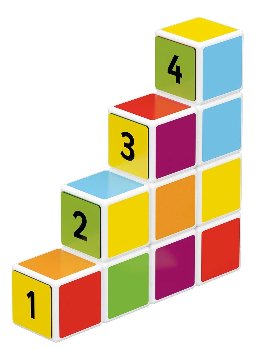 Magicube Math Building And Clips - 55 pcs