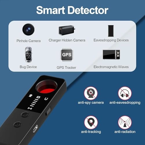 Hidden Spy Camera Detector - Portable RF/Wireless Signal Scanner