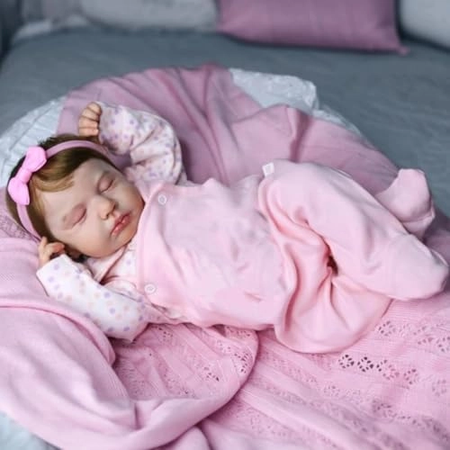 Loulou Reborn Baby Doll - 20 inch Full Body Vinyl Girl Ages 3+