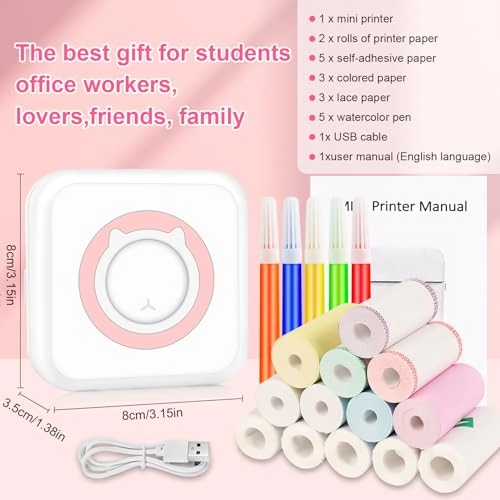 Mini Photo Printer AM-WYT-DYJ-C15 - Thermal Bluetooth 1000mAh