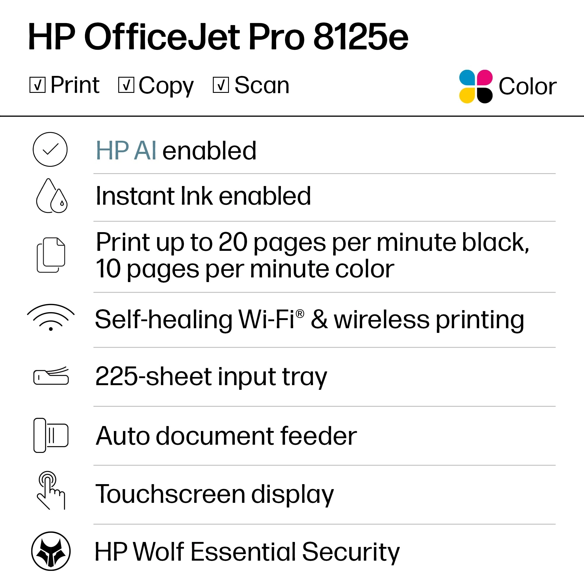 OfficeJet Pro 8125e