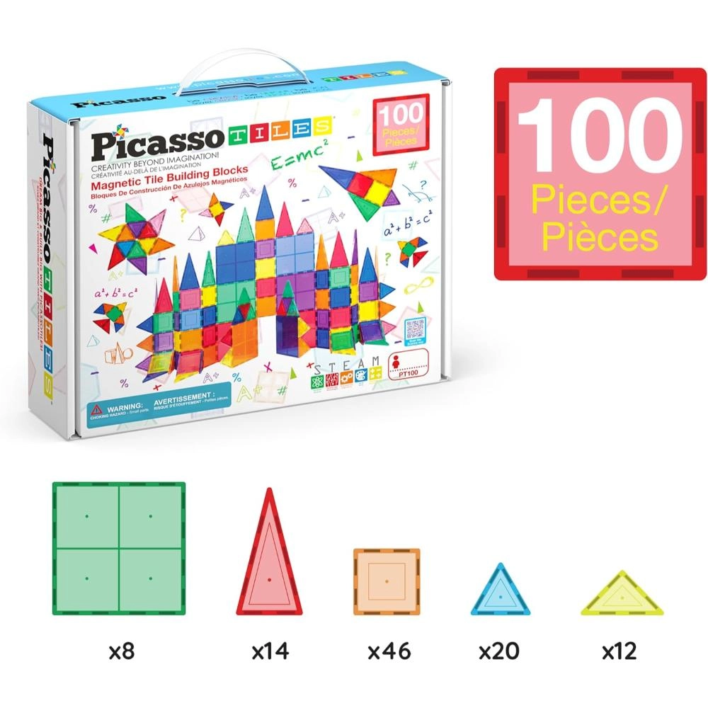 Magnetic Building Blocks - 100pcs