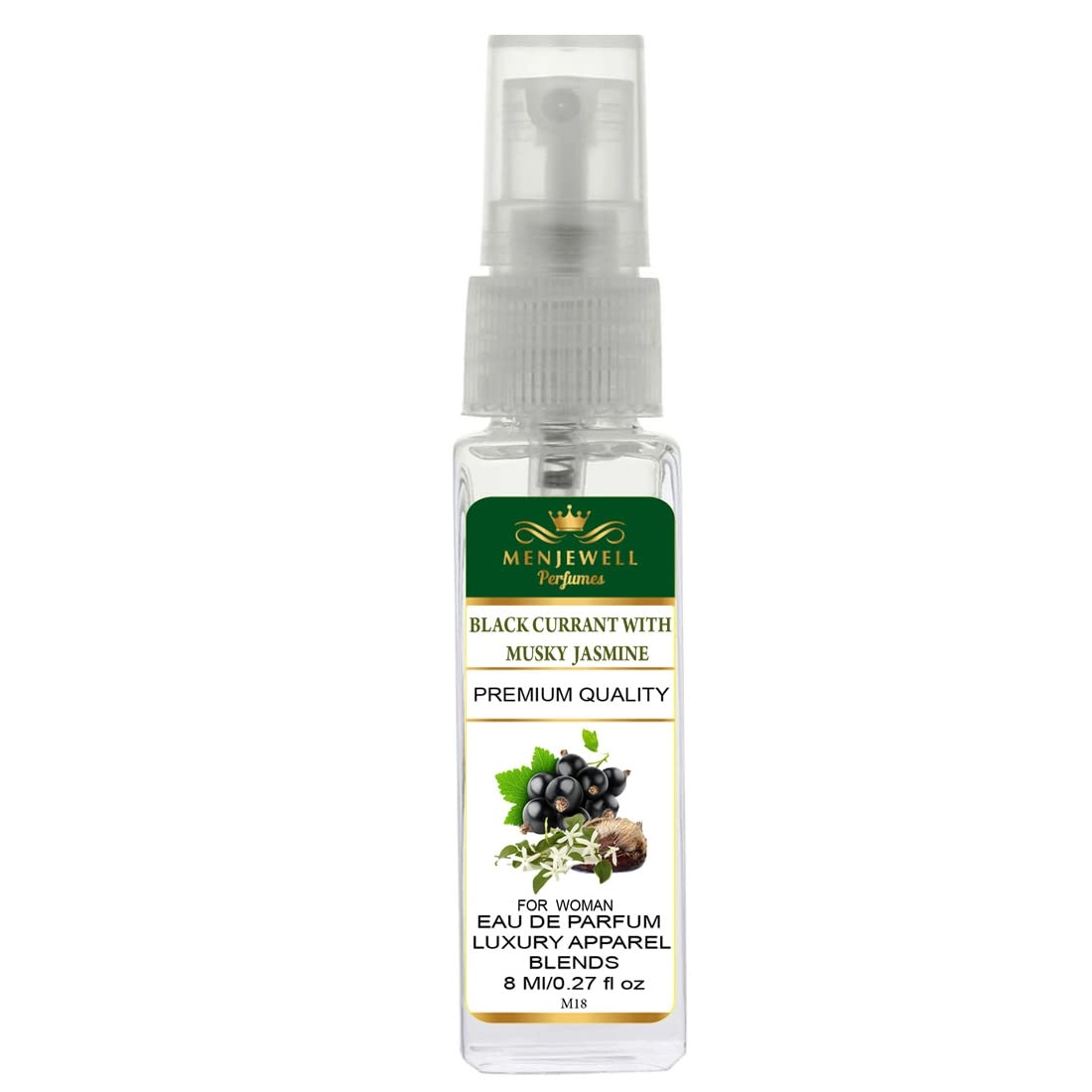 Menjewell Black Currant With Musky Jasmine Eau de Parfum - 8ml