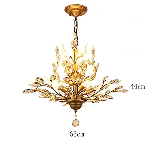 Rustic Flower Chandelier - 7 head Black