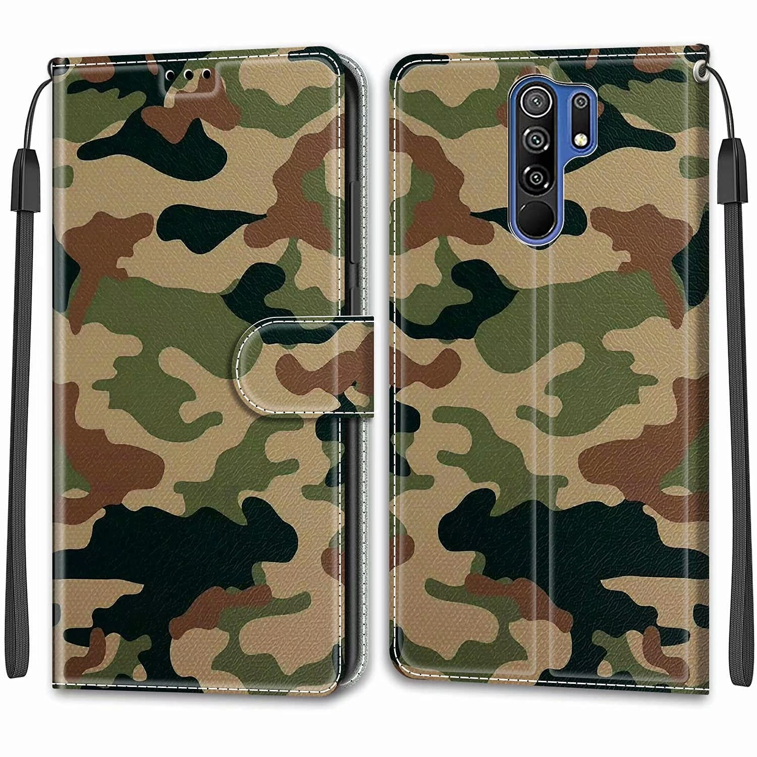 Wallet Case for Xiaomi Redmi 9 - PU Leather + Tpu