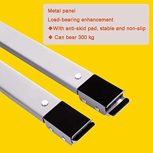 Washing Machine Base - Silver Adjustable 45-70cm