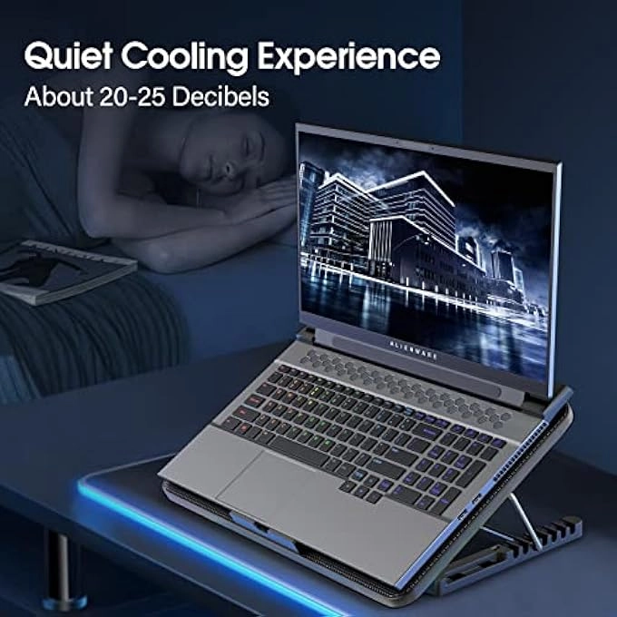LAPTOP COOLING PAD - 12-17 INCH 6 QUIET FANS