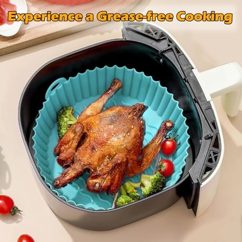 Air Fryer Silicone Liners - Silicone 2 Pack